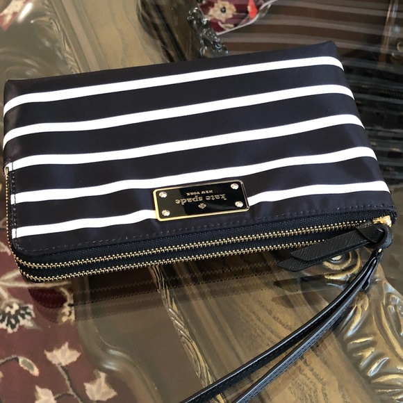Kate spade Bradley stripe backpack&wristlet - Picture 2 of 8